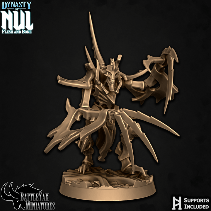 Dynasty of Nul Flayerfiends - Bone Construct Soldiers, Flesh Squad (6 Variants Available) - Battle Yak