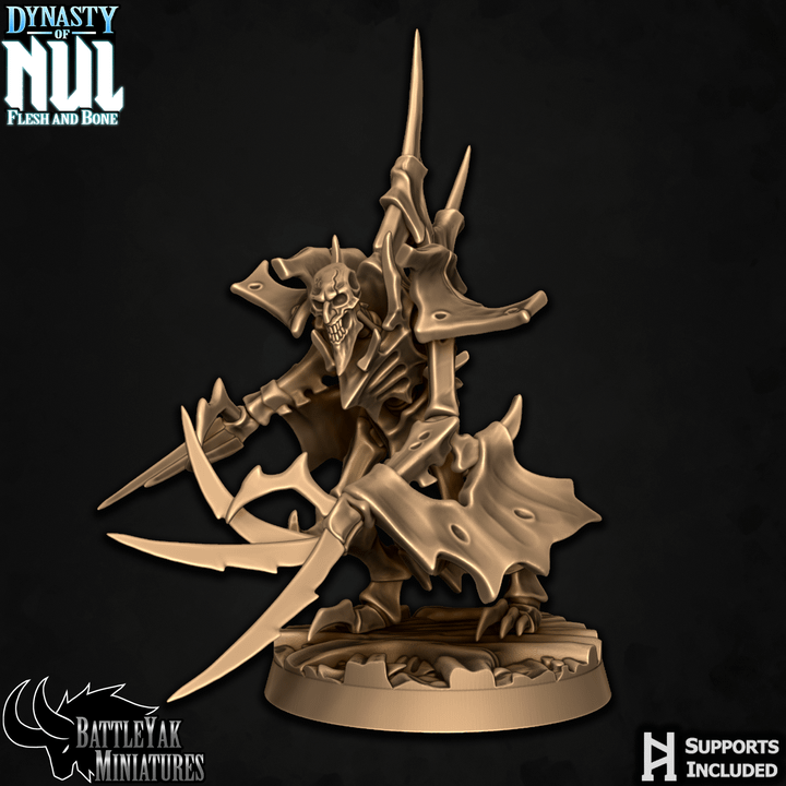 Dynasty of Nul Flayerfiends - Bone Construct Soldiers, Flesh Squad (6 Variants Available) - Battle Yak