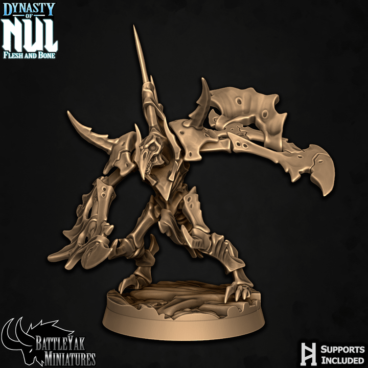 Dynasty of Nul Flayerfiends - Bone Construct Soldiers, Flesh Squad (6 Variants Available) - Battle Yak