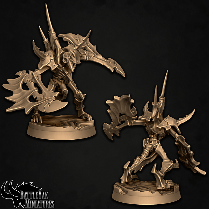 Dynasty of Nul Flayerfiends - Bone Construct Soldiers, Flesh Squad (6 Variants Available) - Battle Yak
