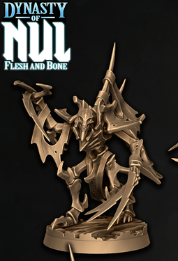 Dynasty of Nul Flayerfiends - Bone Construct Soldiers, Flesh Squad (6 Variants Available) - Battle Yak