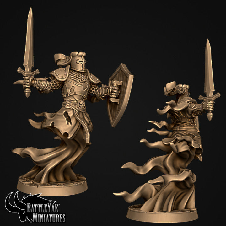 Nighthaunts of Necronnia, Flying Ghost Footknights (5 Variants Available) - Battle Yak