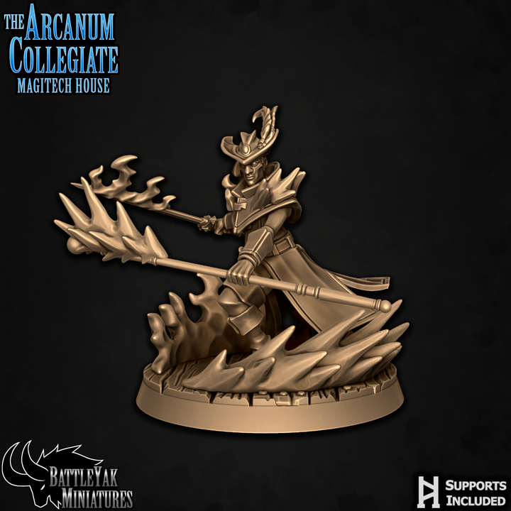 Magitech Frostfires, Fire and Frost Wizards (4 Variants Available) - Battle Yak