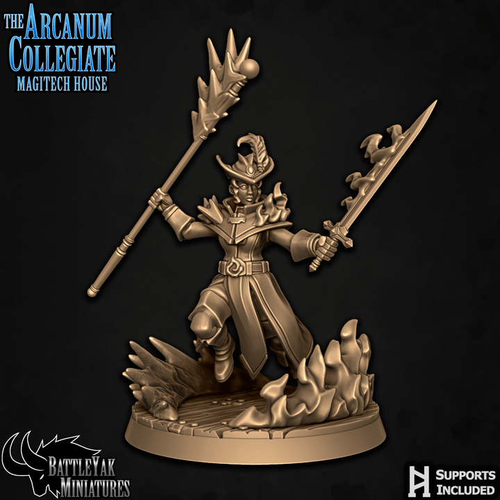 Magitech Frostfires, Fire and Frost Wizards (4 Variants Available) - Battle Yak