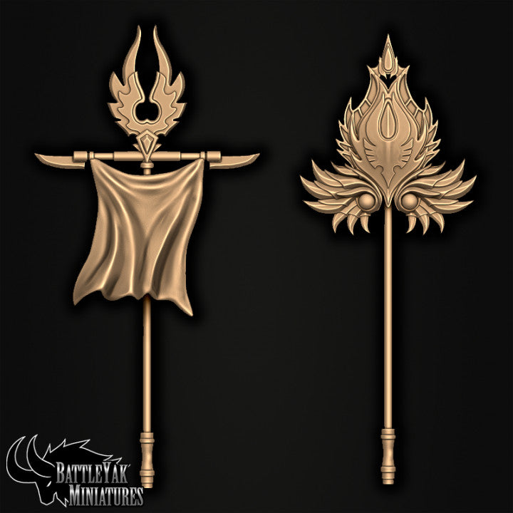 Bloodborn Eldarch Weapons and Gear, Noble Elf Customisation Pack - 28mm Scale (10 Variants Available) - Battle Yak