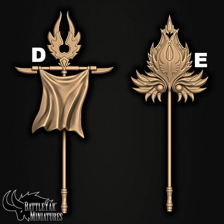 Bloodborn Eldarch Weapons and Gear, Noble Elf Customisation Pack - 28mm Scale (10 Variants Available) - Battle Yak