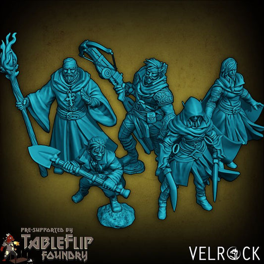 Gothic Heroes, Set 4 (5 Variants Available) - Velrock