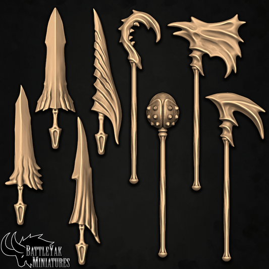Broodhollow Heavy Weapons, Customisation Pack - 28mm Scale (8 Variants Available) - Battle Yak
