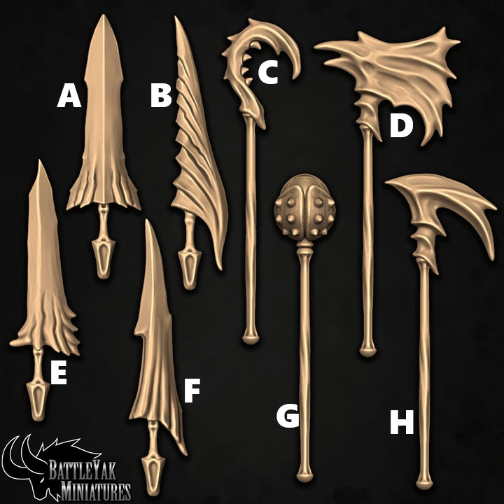 Broodhollow Heavy Weapons, Customisation Pack - 32mm Scale (8 Variants Available) - Battle Yak