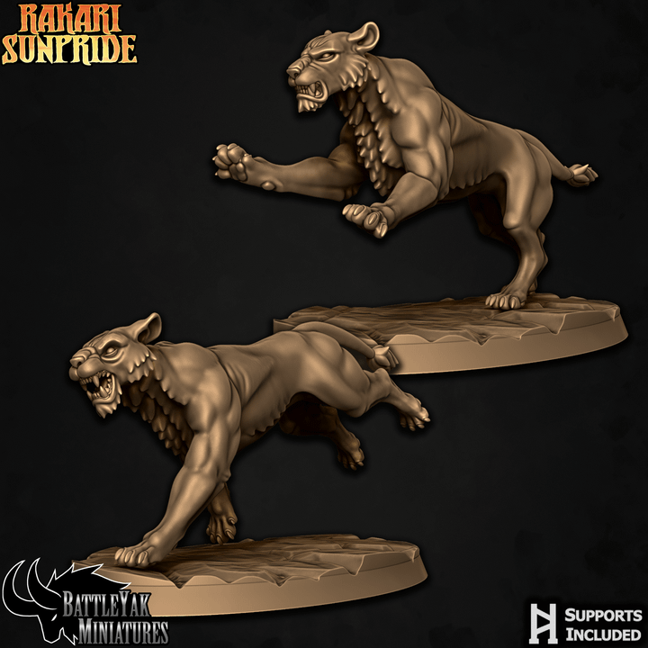 Simbari Huntresses, Lioness Pack (4 Variants Available) - Battle Yak