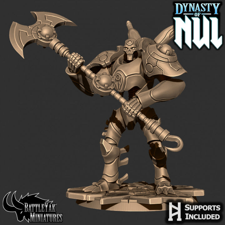 Dynasty of Nul Immortals - Undead Construct Warriors (5 Variants Available) - Battle Yak