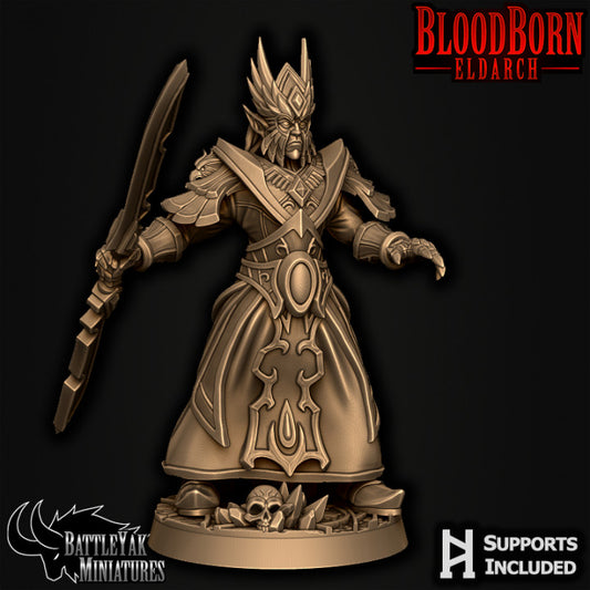 Bloodborn Eldarch, Judicators - Noble Elf Warriors (7 Variants Available) - Battle Yak