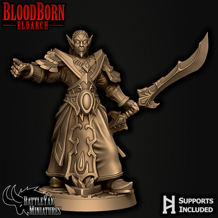 Bloodborn Eldarch, Judicators - Noble Elf Warriors (7 Variants Available) - Battle Yak