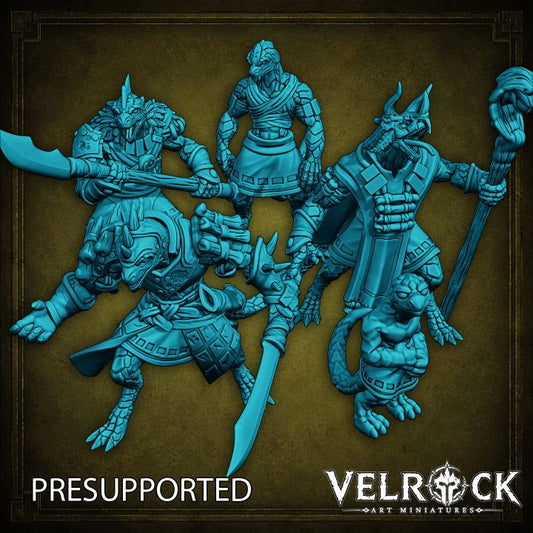 Lizardfolk Tribe (5 Variants Available) - Velrock