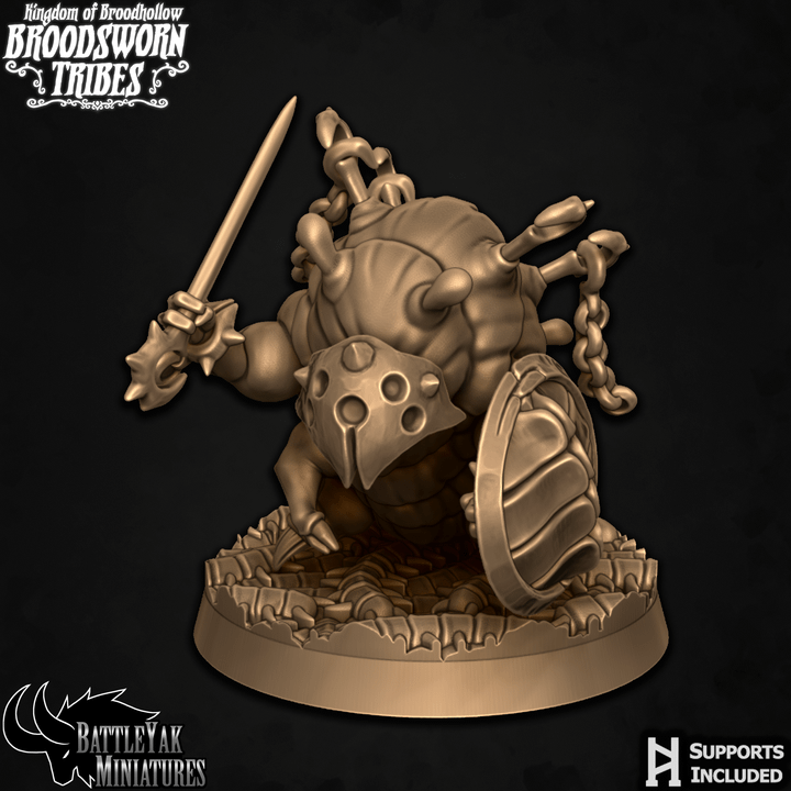 Grubberdrudge Maggots, Chained - Beetle Folk Cannon Fodder (6 Variants Available) - Battle Yak