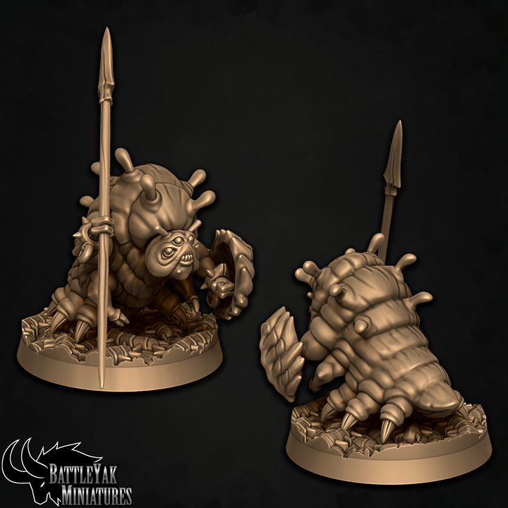 Grubberdrudge Maggots, Chained - Beetle Folk Cannon Fodder (6 Variants Available) - Battle Yak