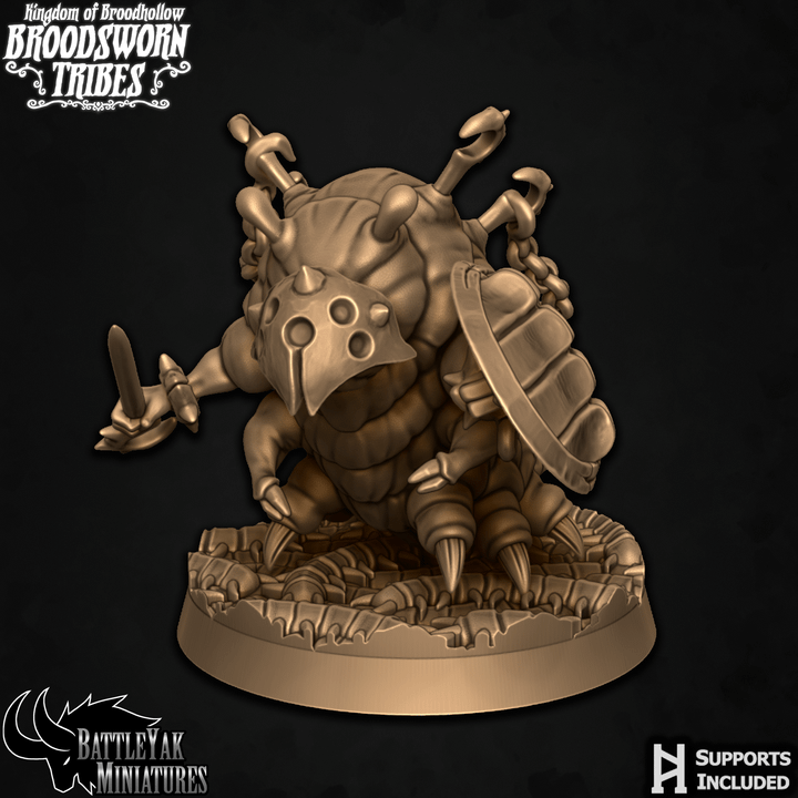 Grubberdrudge Maggots, Chained - Beetle Folk Cannon Fodder (6 Variants Available) - Battle Yak