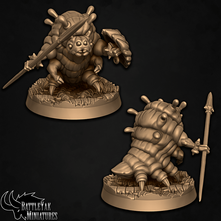 Grubberdrudge Maggots - Beetle Folk Cannon Fodder (6 Variants Available) - Battle Yak