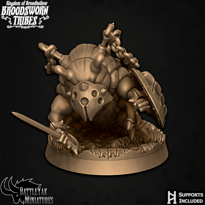 Grubberdrudge Maggots, Chained - Beetle Folk Cannon Fodder (6 Variants Available) - Battle Yak
