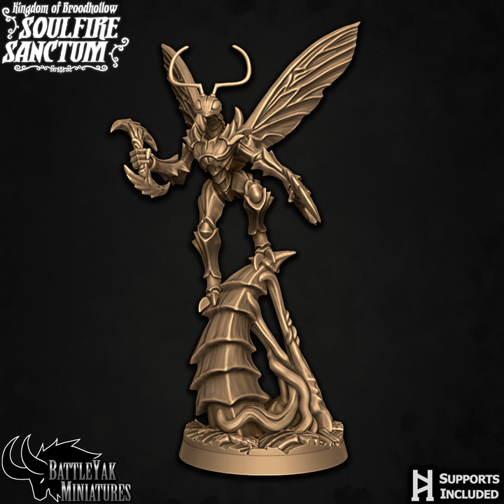 Mantisant Flying Vespids - Mantis Folk Warriors (6 Variants Available) - Battle Yak