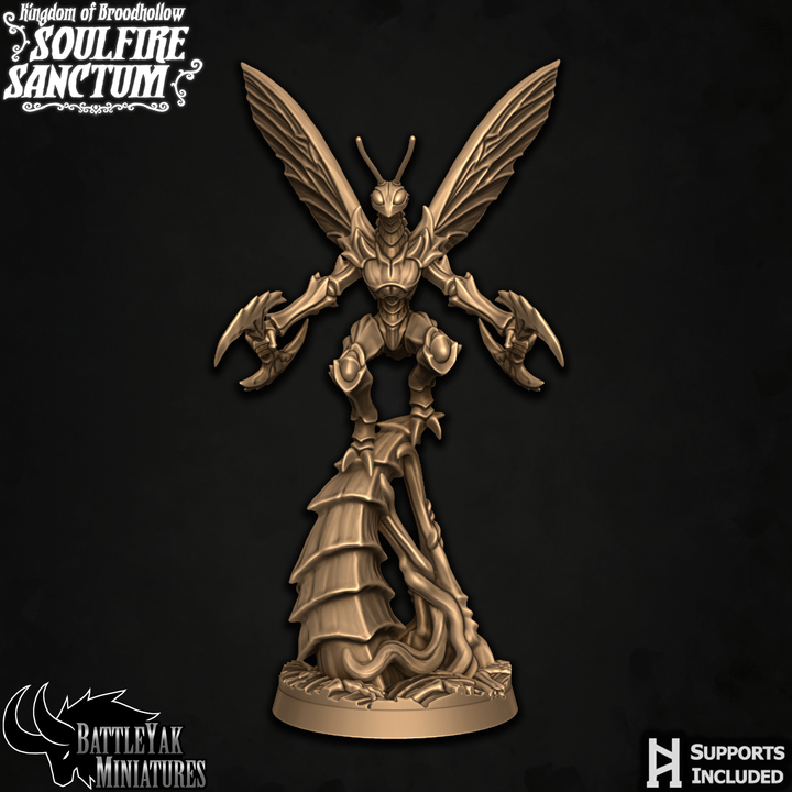 Mantisant Flying Vespids - Mantis Folk Warriors (6 Variants Available) - Battle Yak