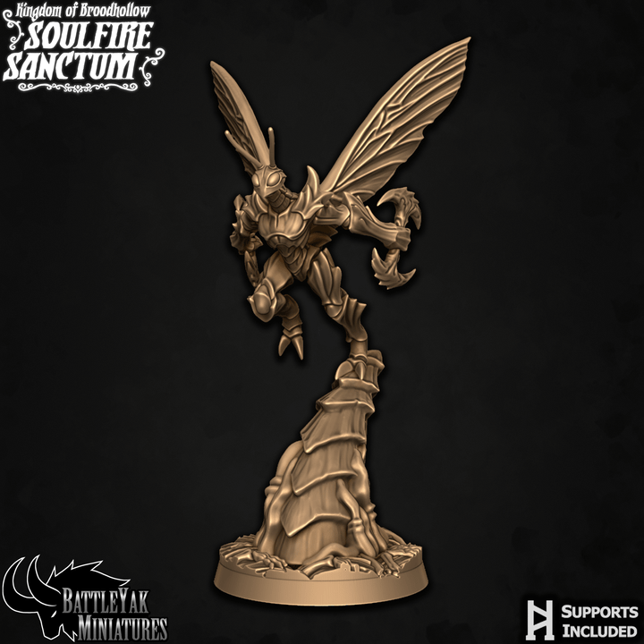 Mantisant Flying Vespids - Mantis Folk Warriors (6 Variants Available) - Battle Yak