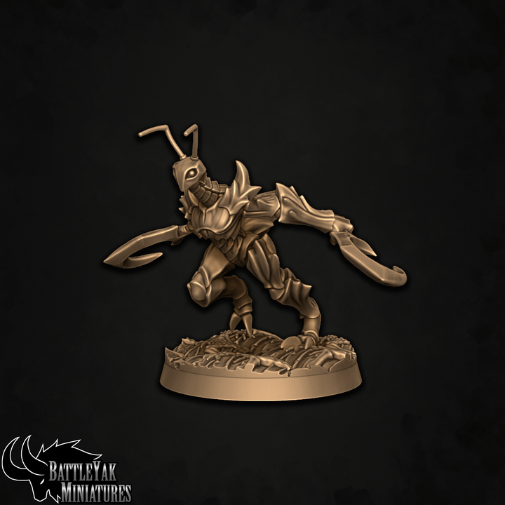 Mantisant Vespids - Mantis Folk Warriors (6 Variants Available) - Battle Yak