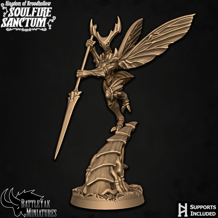 Mantisant Flying Vespids - Mantis Folk Warriors (6 Variants Available) - Battle Yak