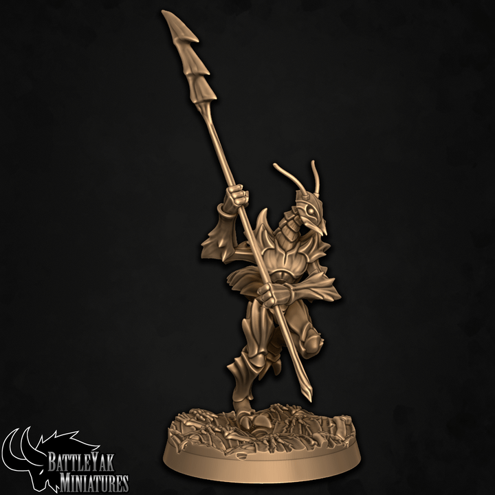 Mantisant Vespids - Mantis Folk Warriors (6 Variants Available) - Battle Yak