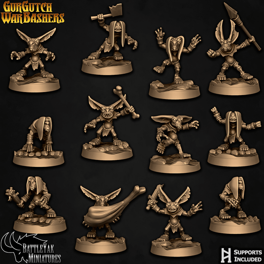 Moggrot Scrabbleslaves - Goblin Minions (12 Variants Available) - Battle Yak