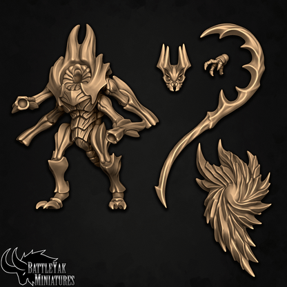 Ancient Caste Moulded Monarch, Insect Folk Ruler (2 Variants Available) - Battle Yak