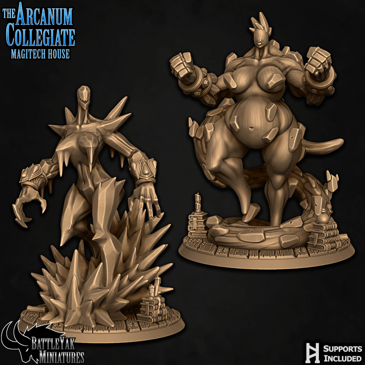 Monumentals - Elemental Pinups (4 Variants Available) - Battle Yak