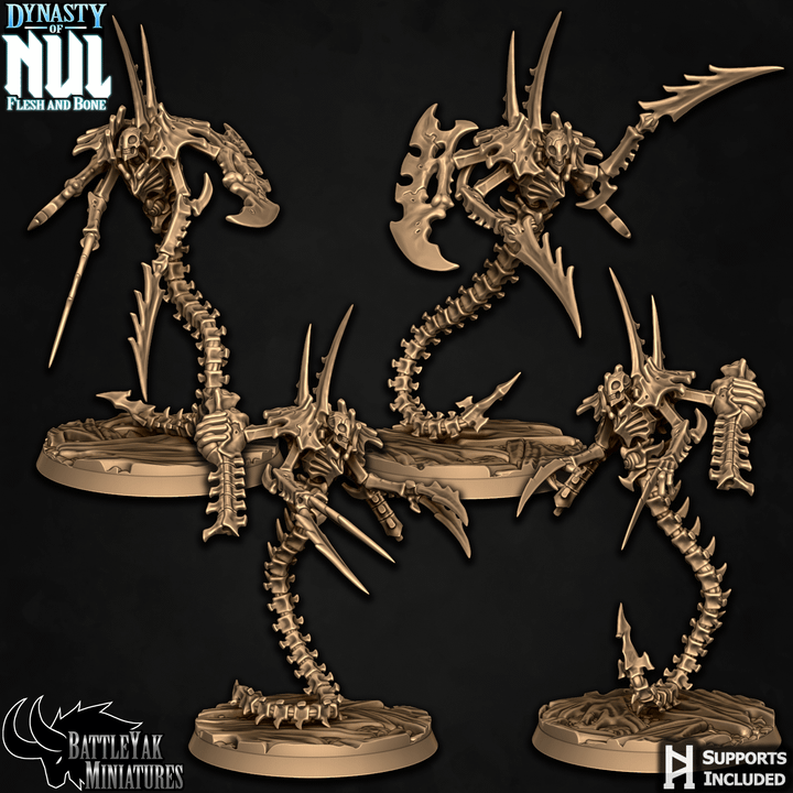 Dynasty of Nul, Necrocobra - Bone Construct Serpents (4 Variants Available) - Battle Yak