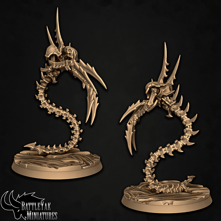 Dynasty of Nul, Necrovipers - Bone Construct Serpents (4 Variants Available) - Battle Yak
