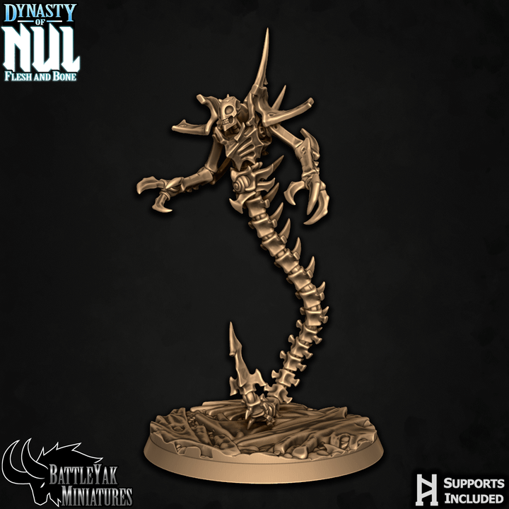 Dynasty of Nul, Necrovipers - Bone Construct Serpents (4 Variants Available) - Battle Yak