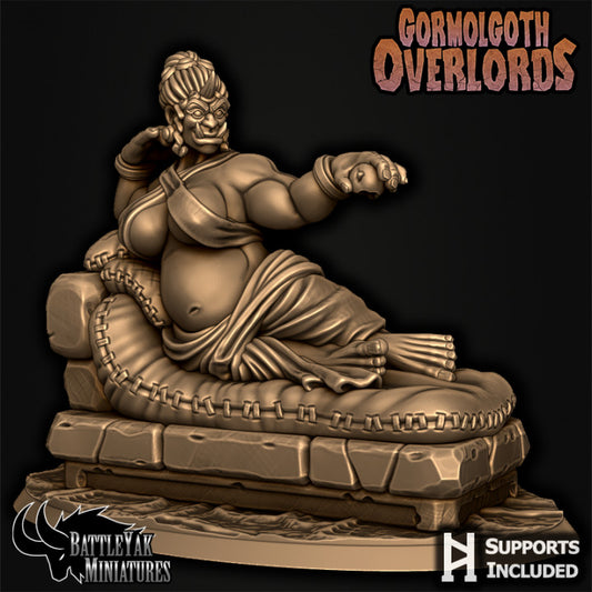 Overgrol Noble, Lady Ogre Pinup - Battle Yak
