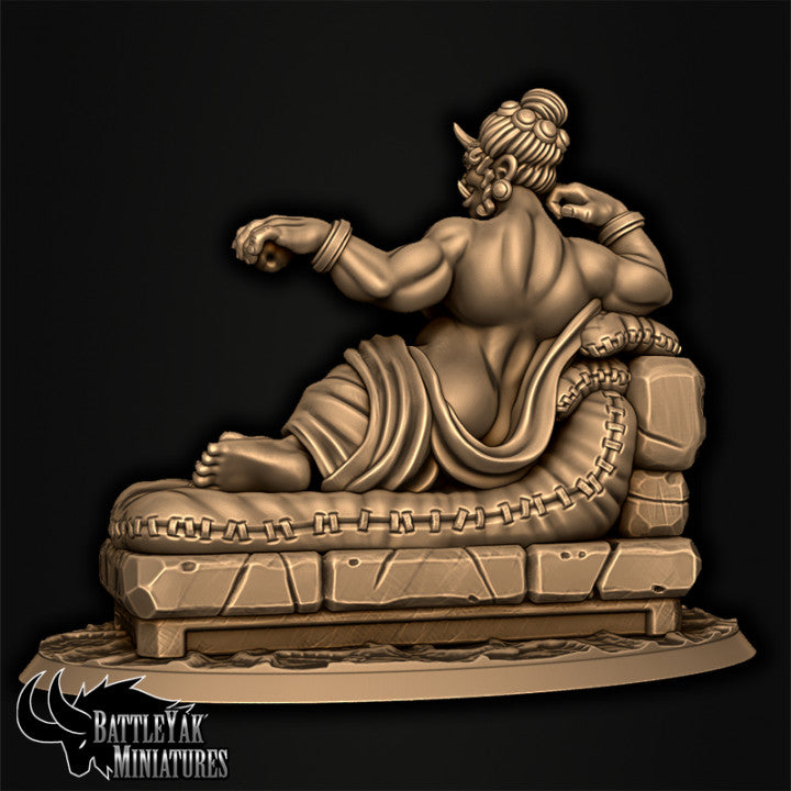 Overgrol Noble, Lady Ogre Pinup - Battle Yak