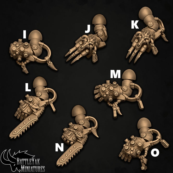 Sentinel Paladins Melee Weapons, Wolves of Winter Customisation Pack - 32mm Scale (15 Variants Available) - Battle Yak