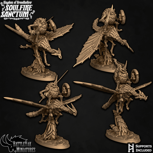 Pandrala BroodRiders, Insect Folk Giant Beetle Cavalry (4 Variants Available) - Battle Yak