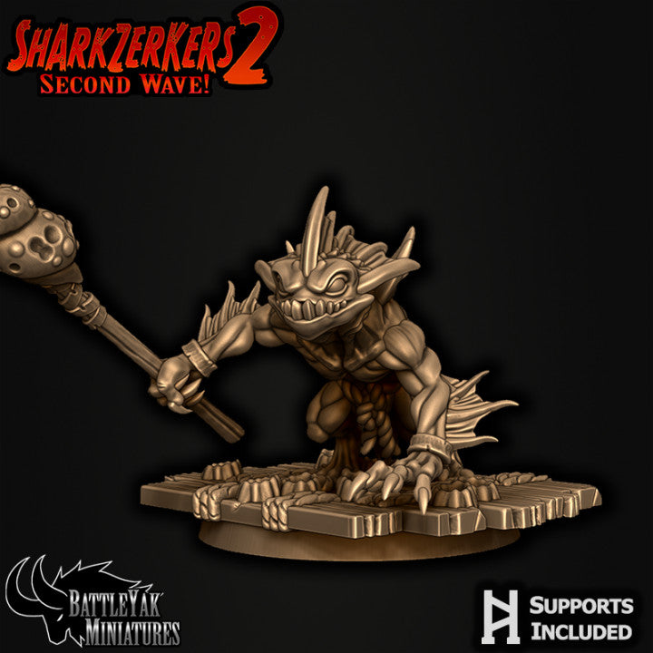 Sharkzerkers, Piranaka Ripjaw Pack - Fishfolk Fighters (6 Variants Available) - Battle Yak