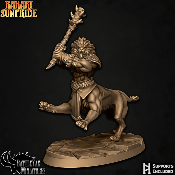 Rakari Sunpride, Simbari Prideblood - Lion Centaurs (4 Variants Available) - Battle Yak