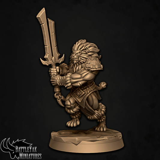 Rakari Prideclaws, Lion Warriors - Set 2 (6 Variants Available) - Battle Yak
