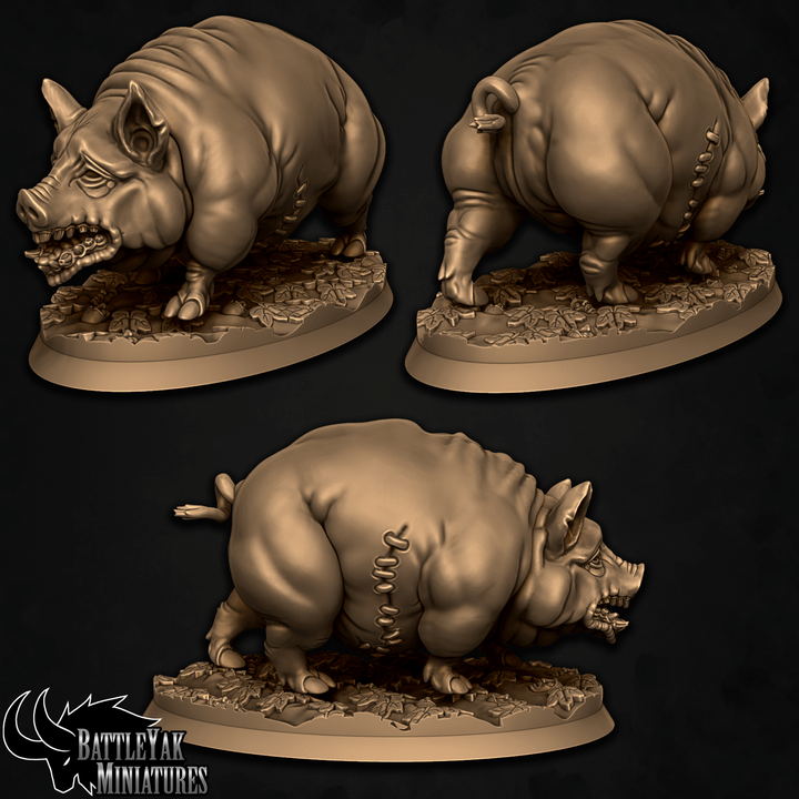 Prized Hogs, Undead Pigs (4 Variants Available) - Battle Yak