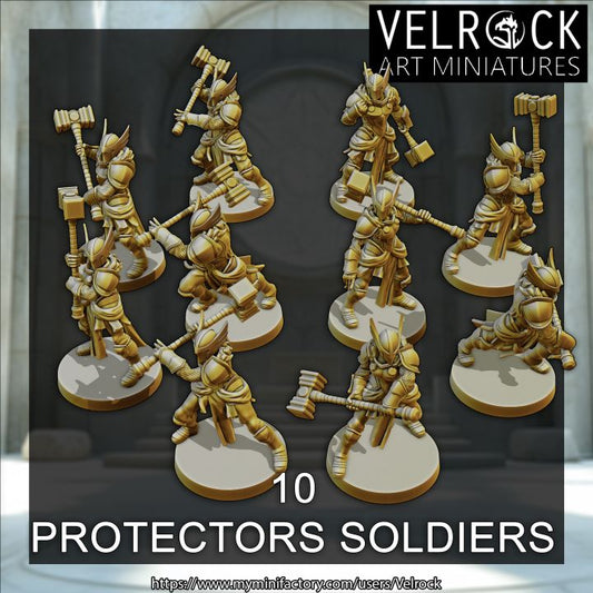 Protectors of the Old Gods, Soldiers (10 Variants Available) - Velrock