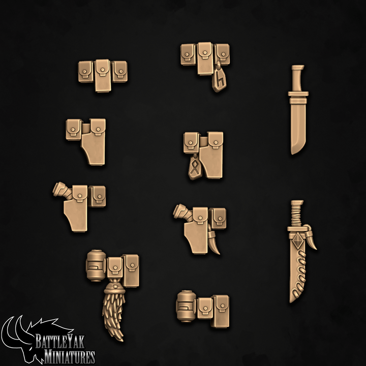 Sentinel Bits, Customisation Pack - 32mm Scale (10 Variants Available) - Battle Yak