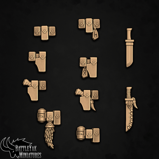 Sentinel Bits, Customisation Pack - 28mm Scale (10 Variants Available) - Battle Yak