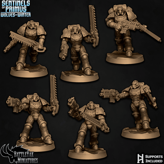 Sentinels of Primus, Winter Wolves - Sentinel Vanquishers (6 Variants Available) - Battle Yak