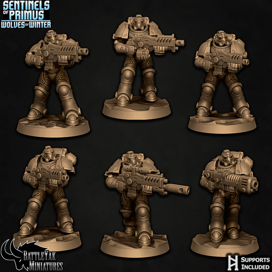 Sentinels of Primus, Winter Wolves - Sentinel Vigilants (6 Variants Available) - Battle Yak