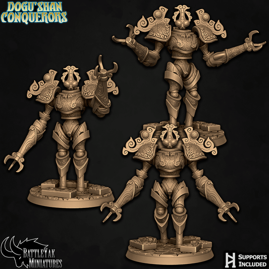 Shakkoi War Golems, Mystical Armoured Robots - Set 1 (3 Variants Available) - Battle Yak
