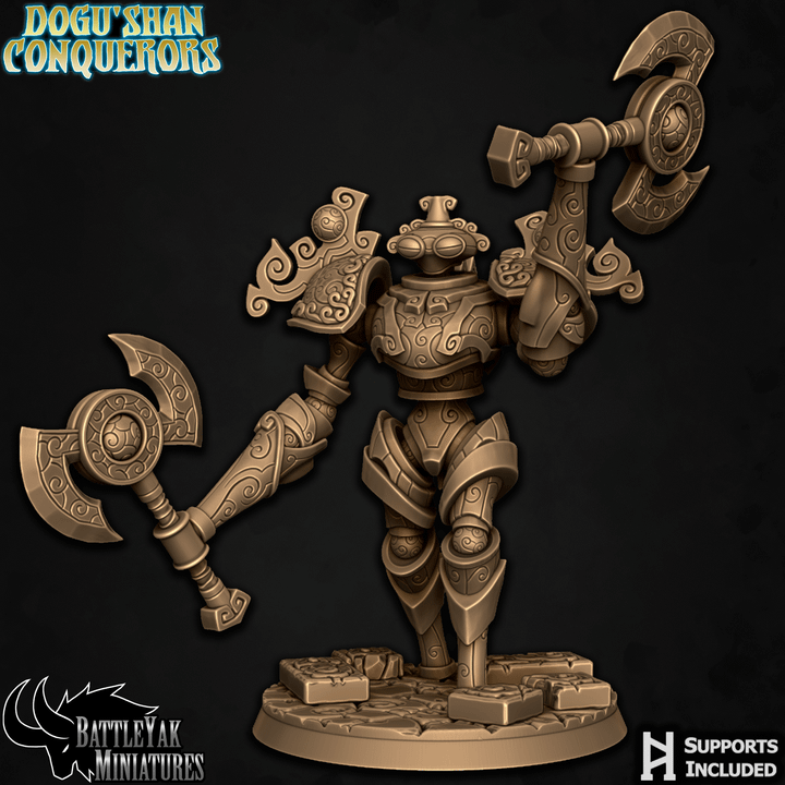 Shakkoi War Golems, Mystical Armoured Robots - Set 2 (4 Variants Available) - Battle Yak